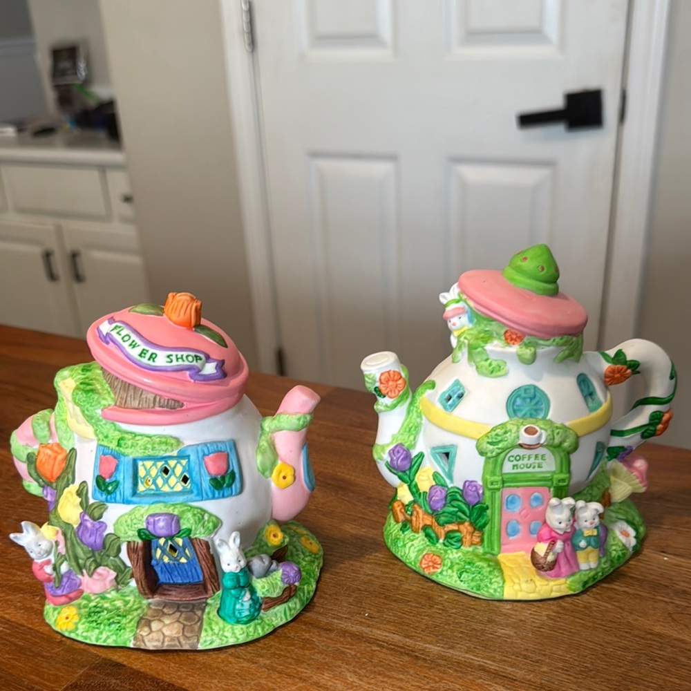 Whimsical Village Tea cup antiques